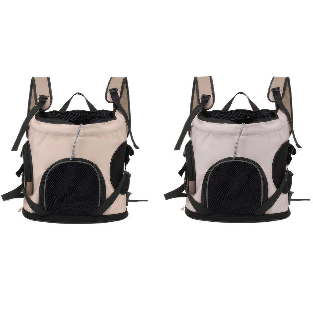 Breathable Pet Cat Carrier Backpack – Foldable Pet Carrier Transport Bag for Cats and Dogs