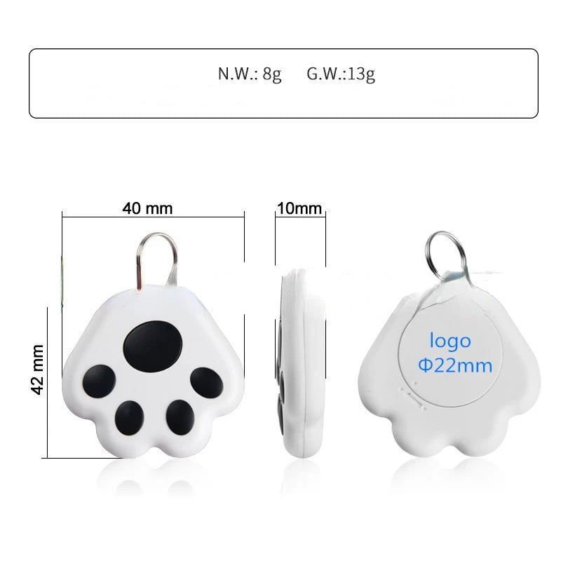 Portable Mini Cat Dog Pet Tracking Locator Anti-lost Tracking Device Bluetooth