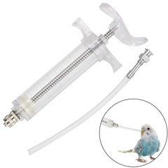 Adjustable Pet Feeding Syringe for Parrots and Small Birds - Ideal for Hand-Feeding and Emergency Treatments