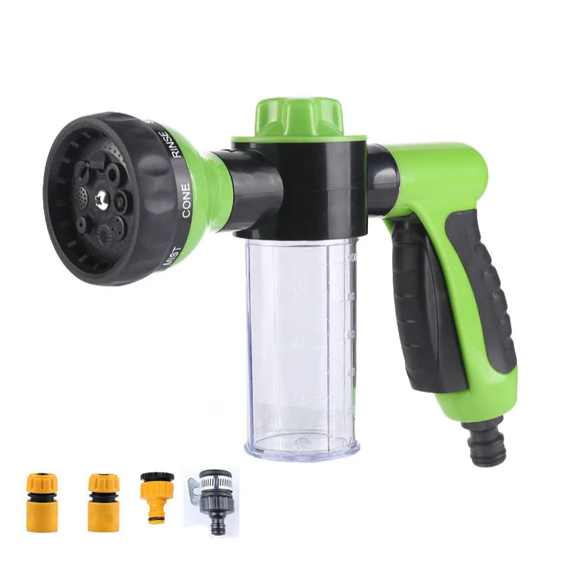 3-Mode Adjustable Dog Shower Gun with Foam Sprayer