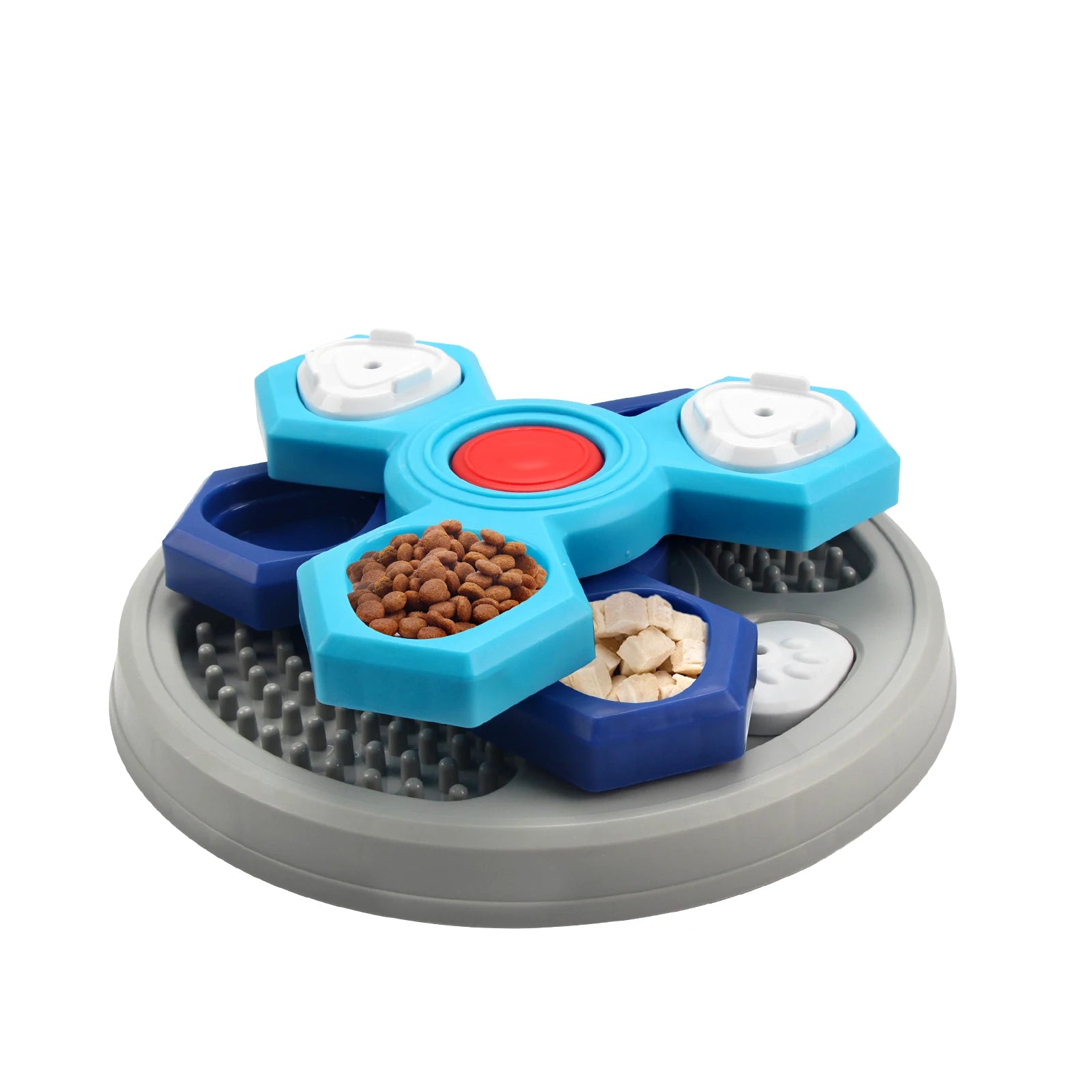 2-Layer Dog Puzzle Toy & Slow Feeder – Interactive Food Dispenser to Boost Puppy IQ