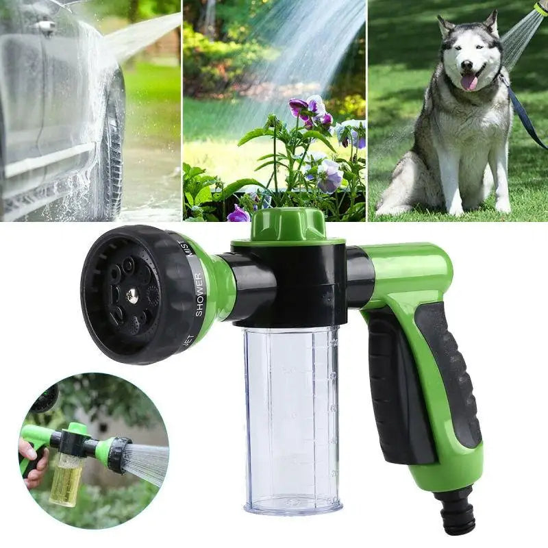 3-Mode Adjustable Dog Shower Gun with Foam Sprayer