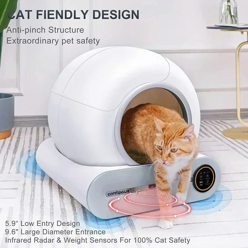 Automatic Smart Cat Litter Box Self Cleaning Fully Enclosed Cat Litter Box