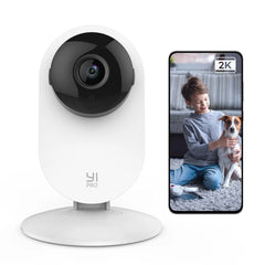 2K WiFi Surveillance Camera – 3MP Smart Home Security Baby and Pet Monitor with Alexa Compatibility