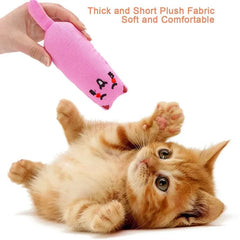 Cute Catnip Thumb Plush Pillow – Bite-Resistant Teeth Grinding & Chew Toy for Cats