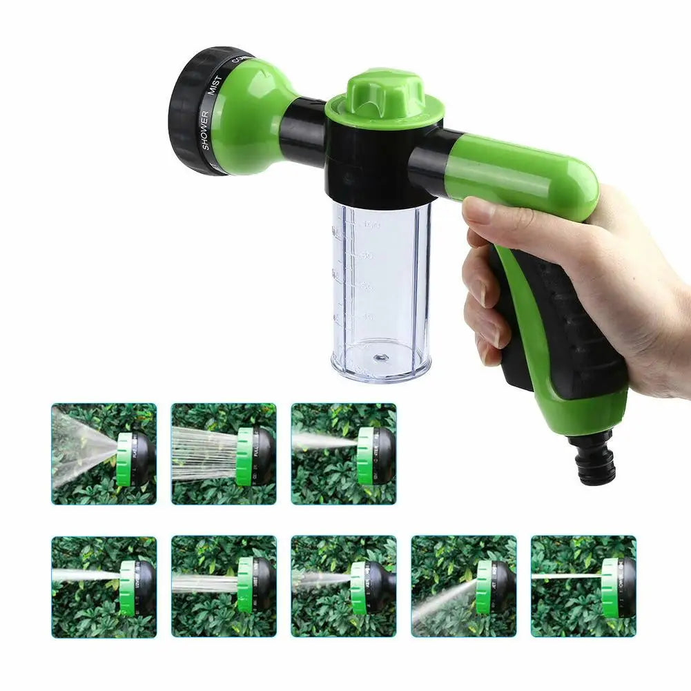 3-Mode Adjustable Dog Shower Gun with Foam Sprayer